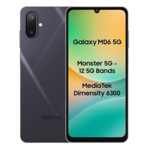 SAMSUNG M06 5G (Blazing Black, 128 GB)(4 GB RAM)