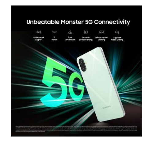 SAMSUNG M06 5G (Sage Green, 128 GB)(4 GB RAM) - Image 2