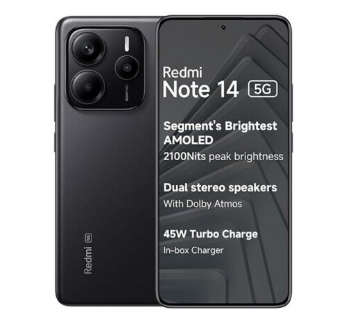 REDMI Note 14 5G (Titan Black, 128 GB)(6 GB RAM)