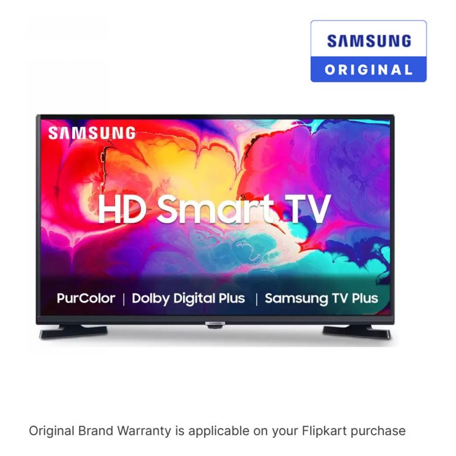 SAMSUNG 80 cm (32 Inch) HD Ready LED Smart Tizen TV with Bezel-Free Design | PurColor | Hyper Real Picture Engine | Triple Protection | SmartThings App Support | TV Key | Connect Share(HDD) | ConnectShare (USB 2.0)  (UA32T4380AKXXL) - Image 6