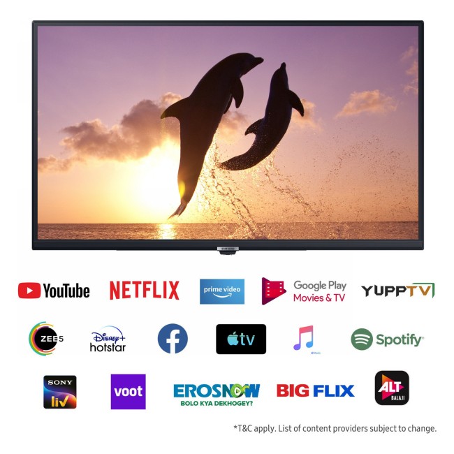 SAMSUNG 80 cm (32 Inch) HD Ready LED Smart Tizen TV with Bezel-Free Design | PurColor | Hyper Real Picture Engine | Triple Protection | SmartThings App Support | TV Key | Connect Share(HDD) | ConnectShare (USB 2.0)  (UA32T4380AKXXL) - Image 8