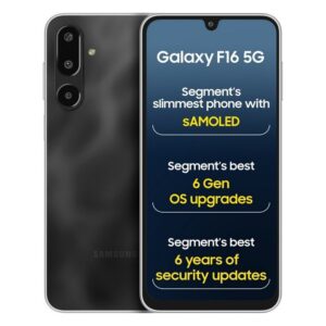 Samsung Galaxy F16 5G (Bling Black, 128 GB)(4 GB RAM)