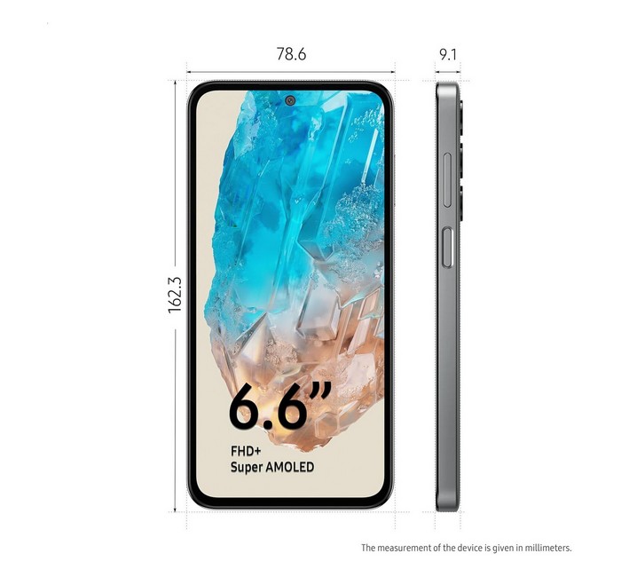 Samsung Galaxy M35 5G (Thunder Grey, 128 GB)(6 GB RAM) - Image 2