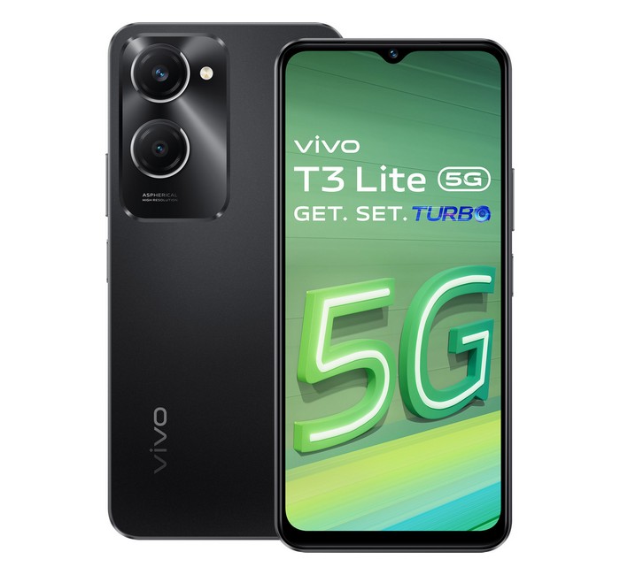 Vivo T3 Lite 5G (Majestic Black, 128 GB)(6 GB RAM)