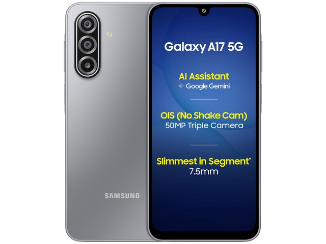 Samsung Galaxy A17 5G (Gray, 128 GB) (6 GB RAM)