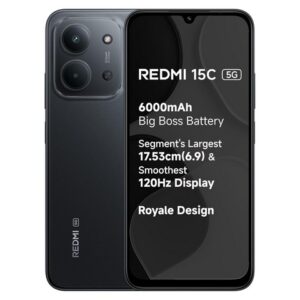 REDMI 15C 5G (Midnight Black, 128 GB)(6 GB RAM)