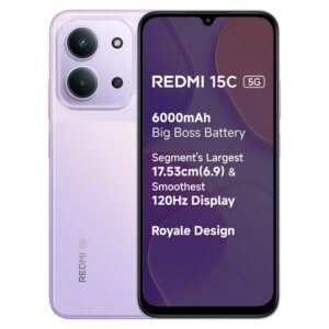 REDMI 15C 5G (Dusk Purple, 128 GB)(4 GB RAM)