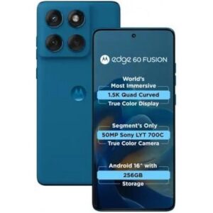 MOTOROLA Edge 60 Fusion 5G (PANTONE Mykonos Blue, 256 GB)(12 GB RAM)