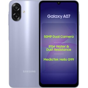 Samsung Galaxy A07 LTE (Light Violet, 64 GB)(4 GB RAM)