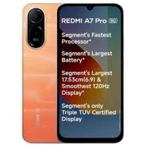 REDMI A7 Pro 5G (Sunset Orange, 128 GB)(4 GB RAM)