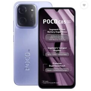 POCO C85 5G (Mystic Purple, 128 GB)(4 GB RAM)