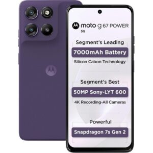 MOTOROLA G67 power 5G (Pantone Parachute, 128 GB)(8 GB RAM)