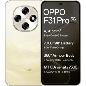 OPPO F31 Pro 5G (Desert Gold, 128 GB)(8 GB RAM)