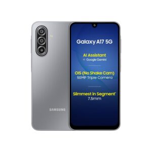 Samsung Galaxy A17 5G (Gray, 8GB RAM, 128GB Storage)