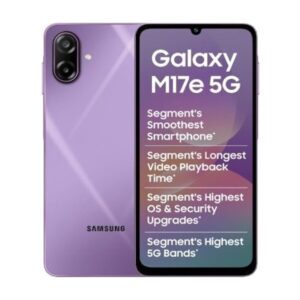 Samsung Galaxy M17e 5G (Vibe Violet, 4GB RAM, 128GB Storage)